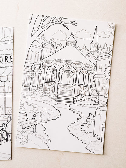 Individual Coloring Postcards