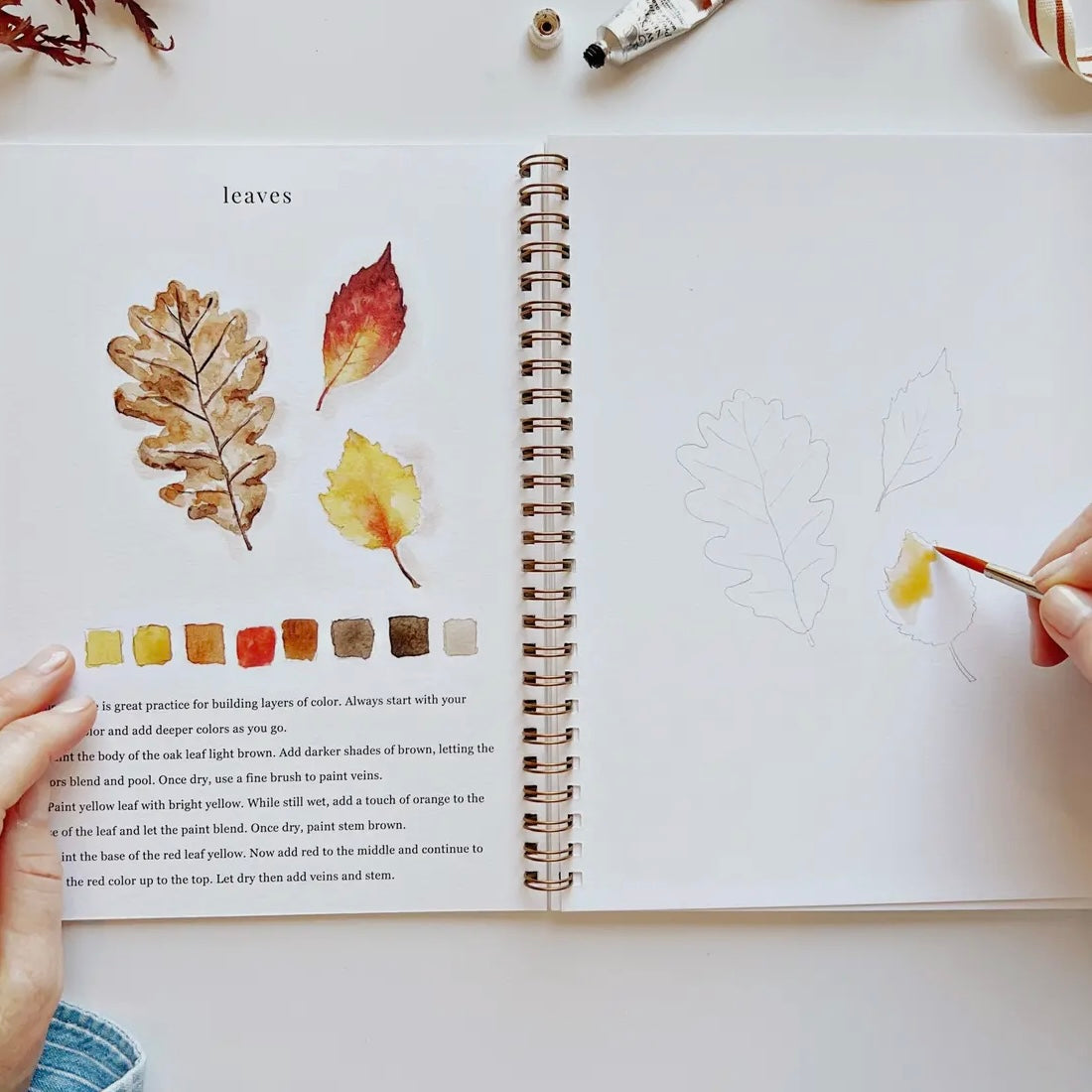 Autumn Watercolor Workbook