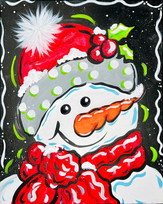 Snowman Acrylic Paint Kit