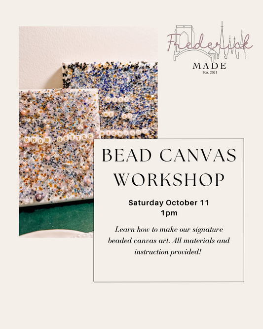 Bead canvas workshop - October 11