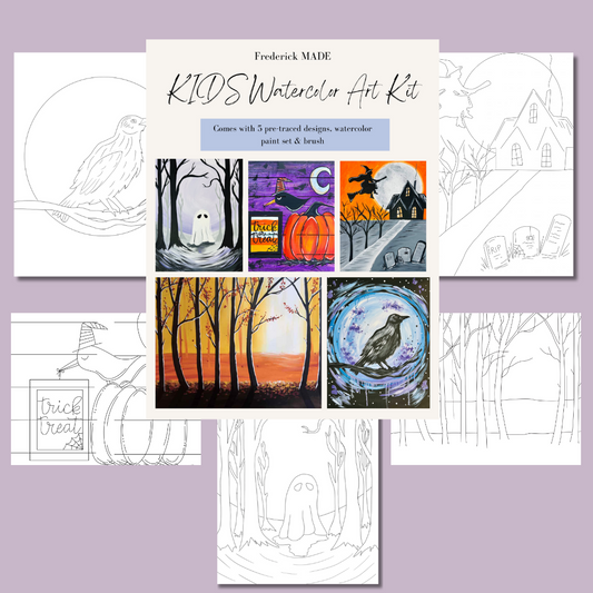 Kids Watercolor Kit - Halloween