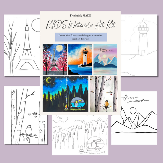 Kids Watercolor Kit - Scenes