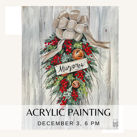 Acrylic Painting with Christy - December 3
