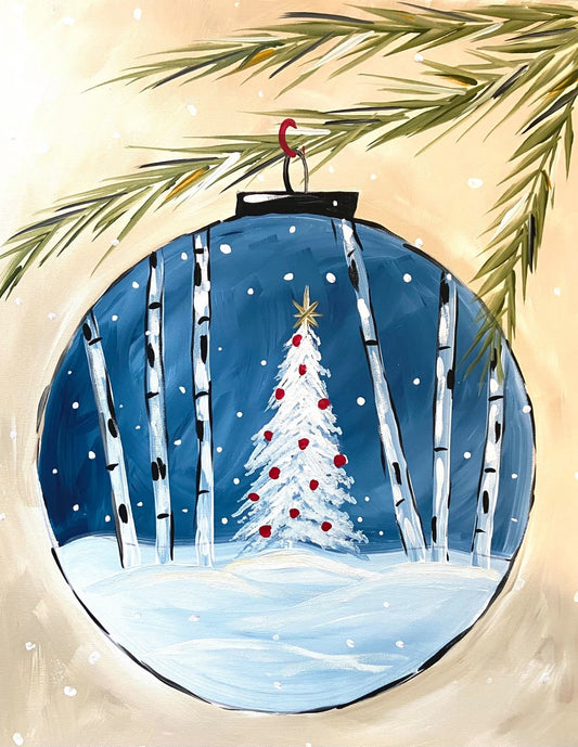 Holiday Ornament Acrylic Paint Kit