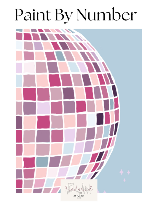 Pre-Order Mirrorball Mini Paint by Number
