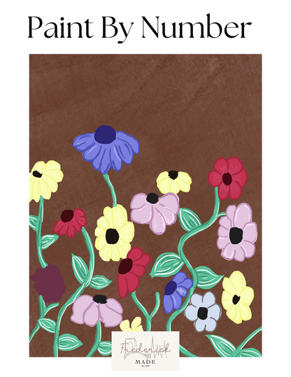 Eras Floral  Mini Paint by Number