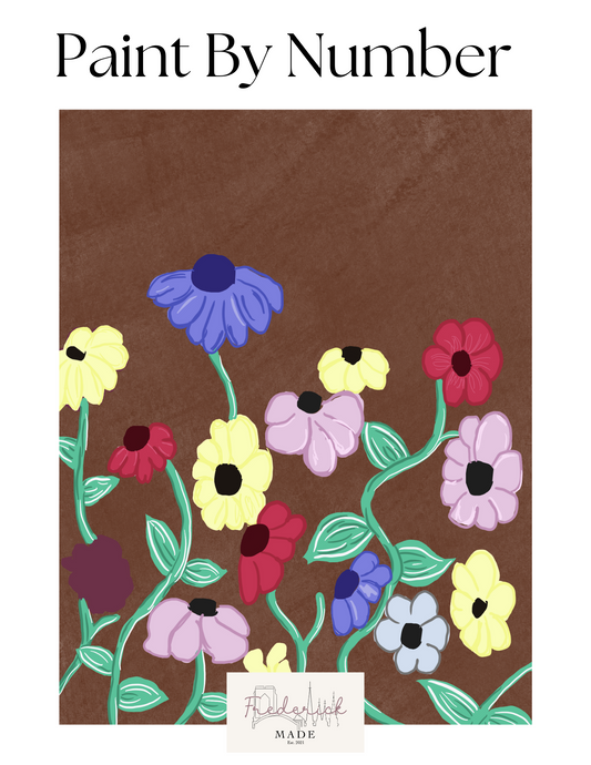 Pre-Order Eras Floral  Mini Paint by Number