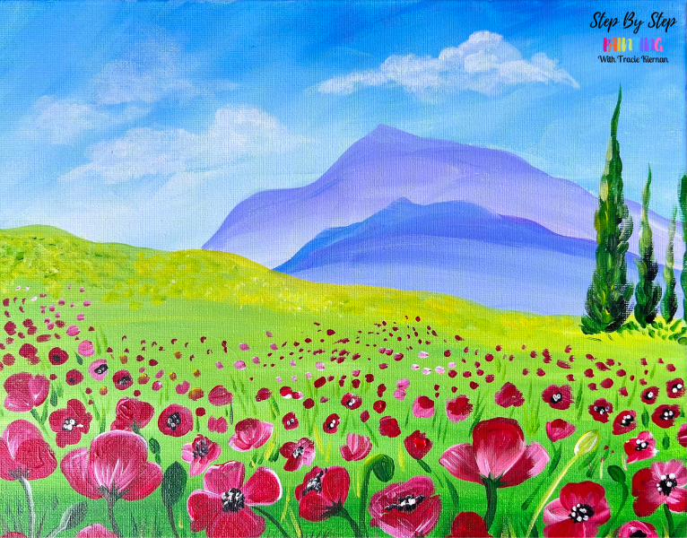 Poppy Field Paint Kit