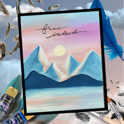 Mountain Sunset Paint Kit