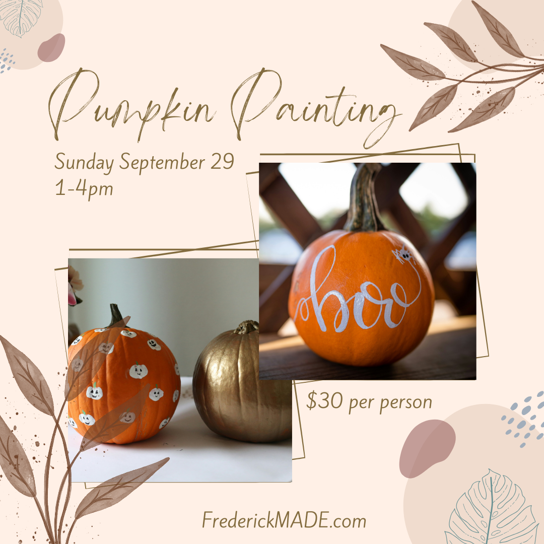 Pumpkin Painting Party - September 29