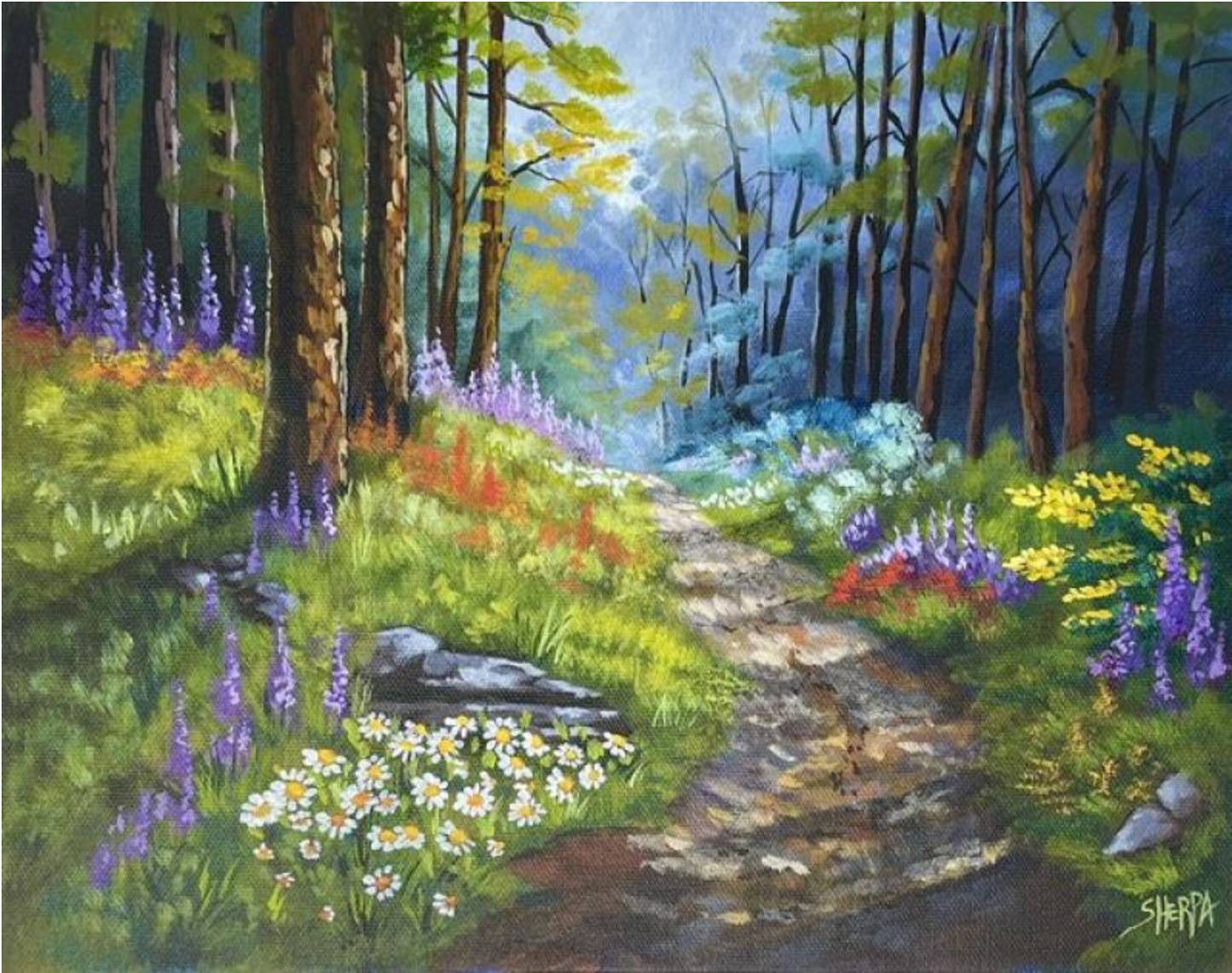 Advanced Acrylic Painting with Christy - March 14