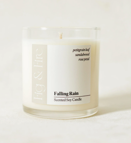 Falling Rain Soy Candle