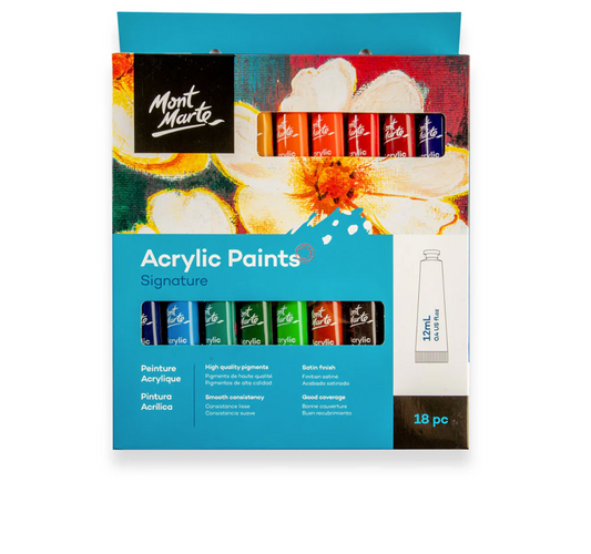 Acrylic Paint Set 18 piece