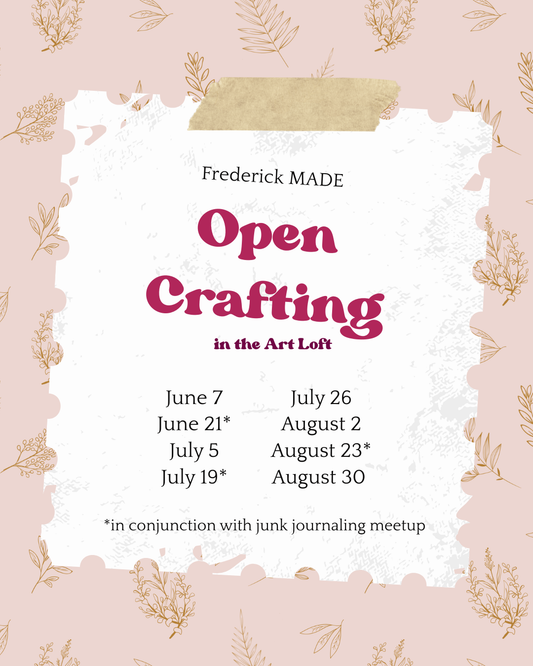 Open Crafting in the Art Loft