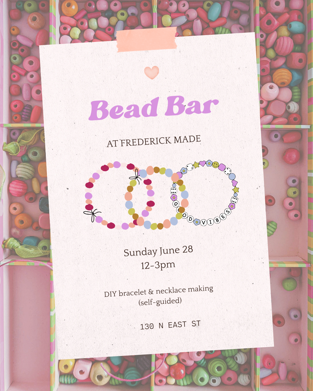 Bead Bar - June 28