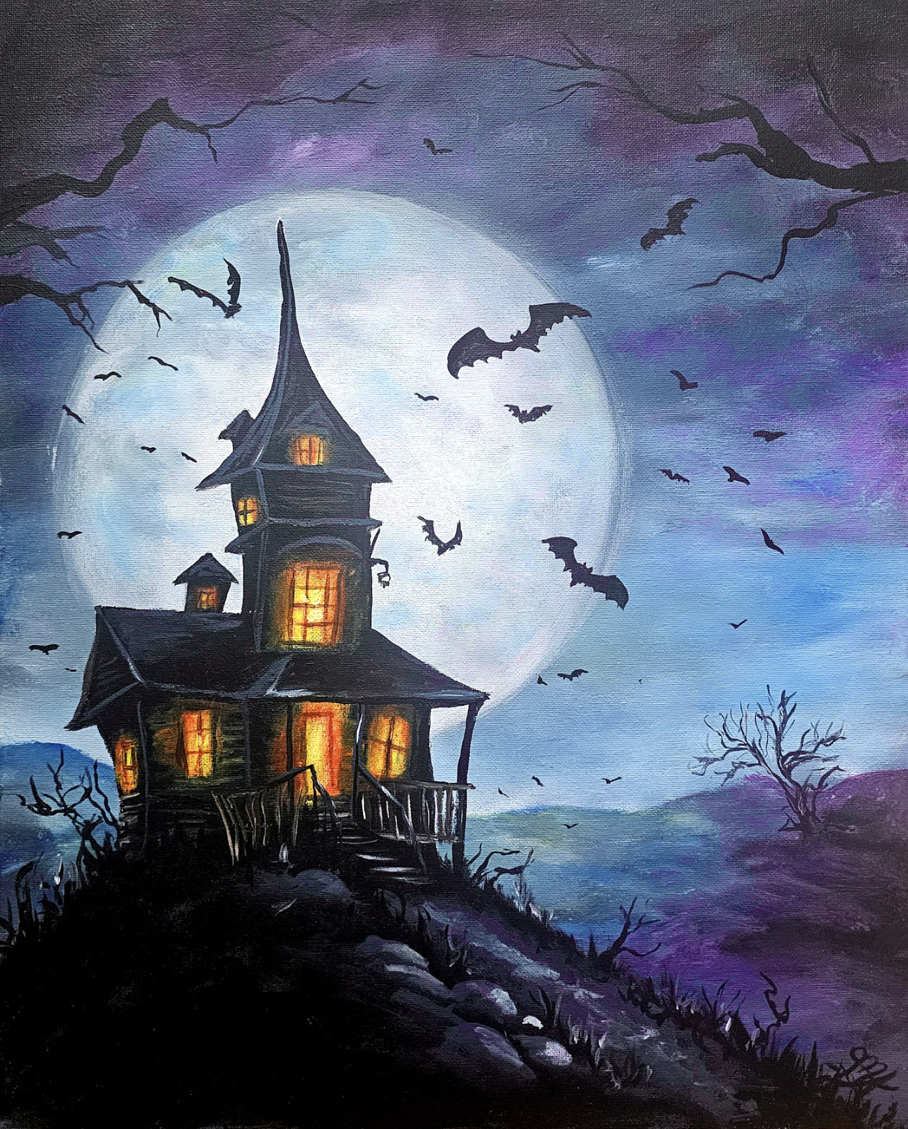 Halloween Painting with Christy - October 24