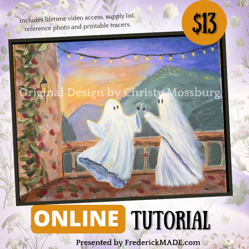 Dancing Ghosts Online Painting Tutorial