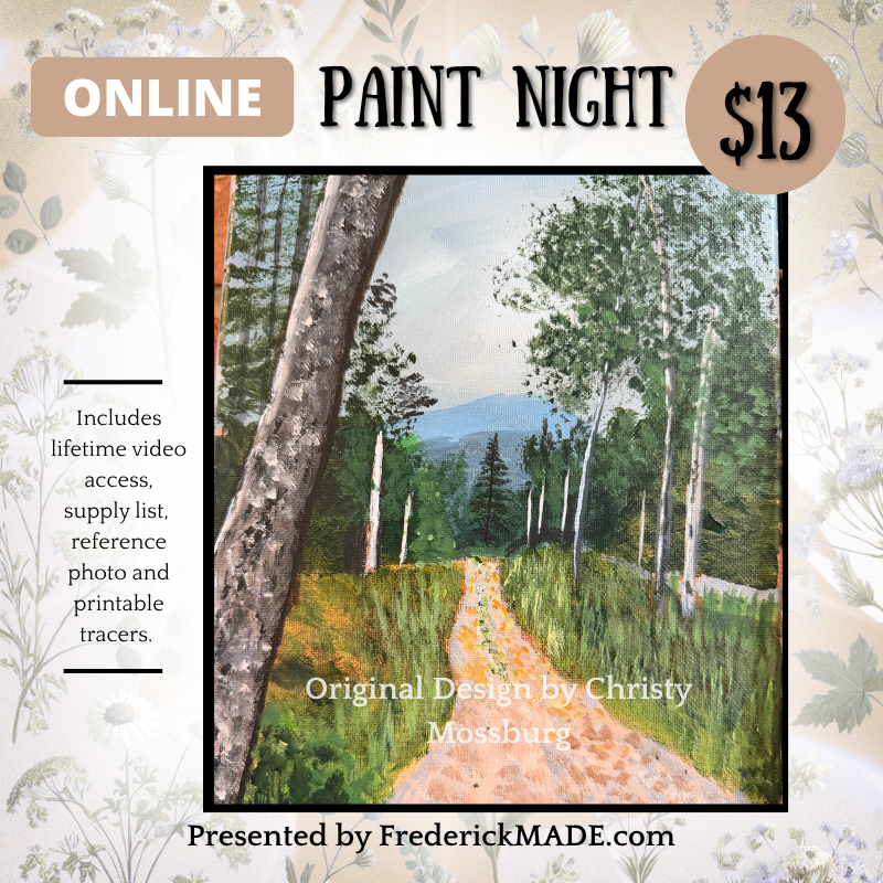 Paint Night with Christy - Acrylic Trees
