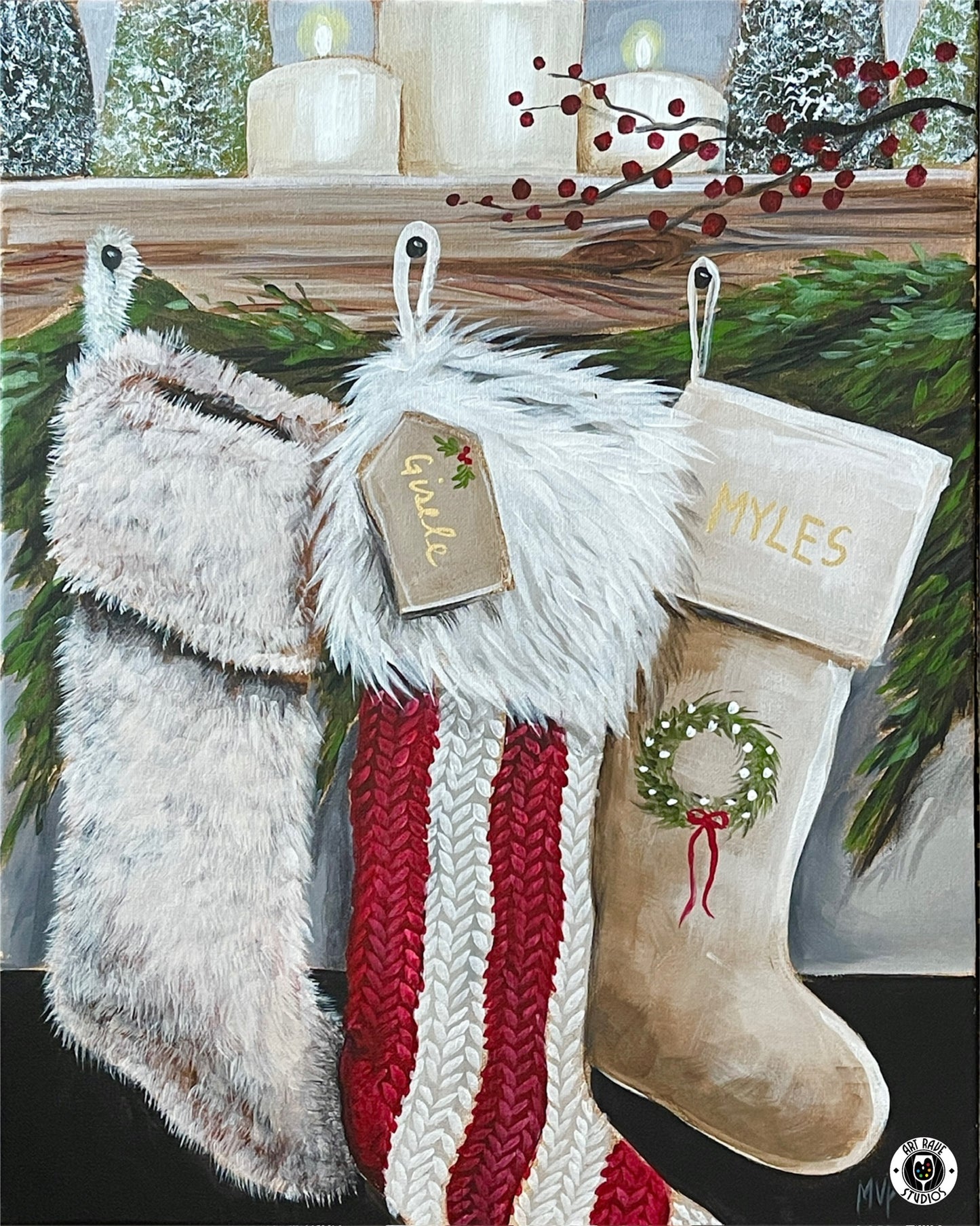 Acrylic Painting with Christy - December 6