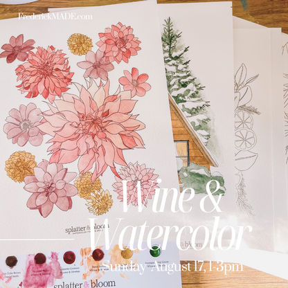 Wine & Watercolor - August 17