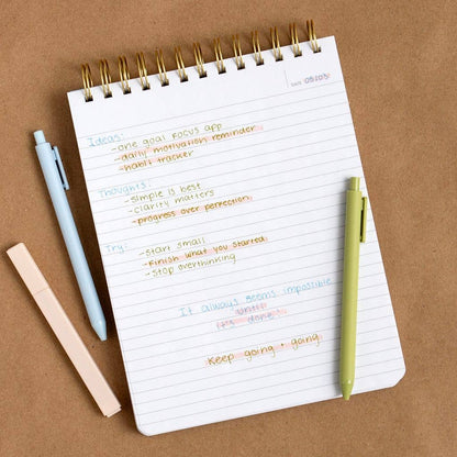 Brilliant Ideas Top Spiral Notebook