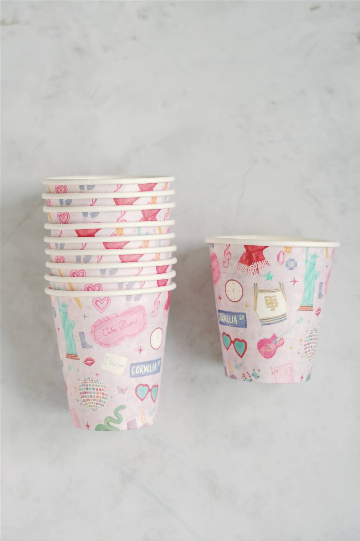 Eras Paper Cup Pack, Taylor Swift