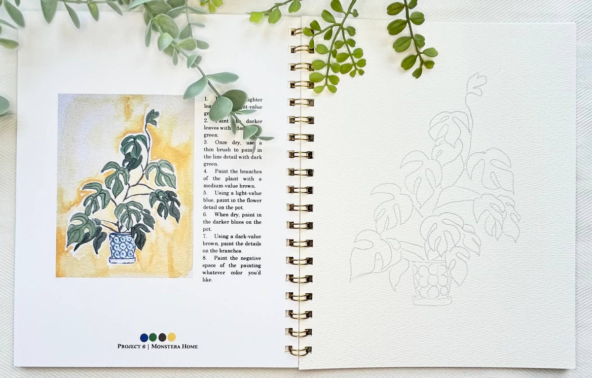 Botanical Watercolor Workbook