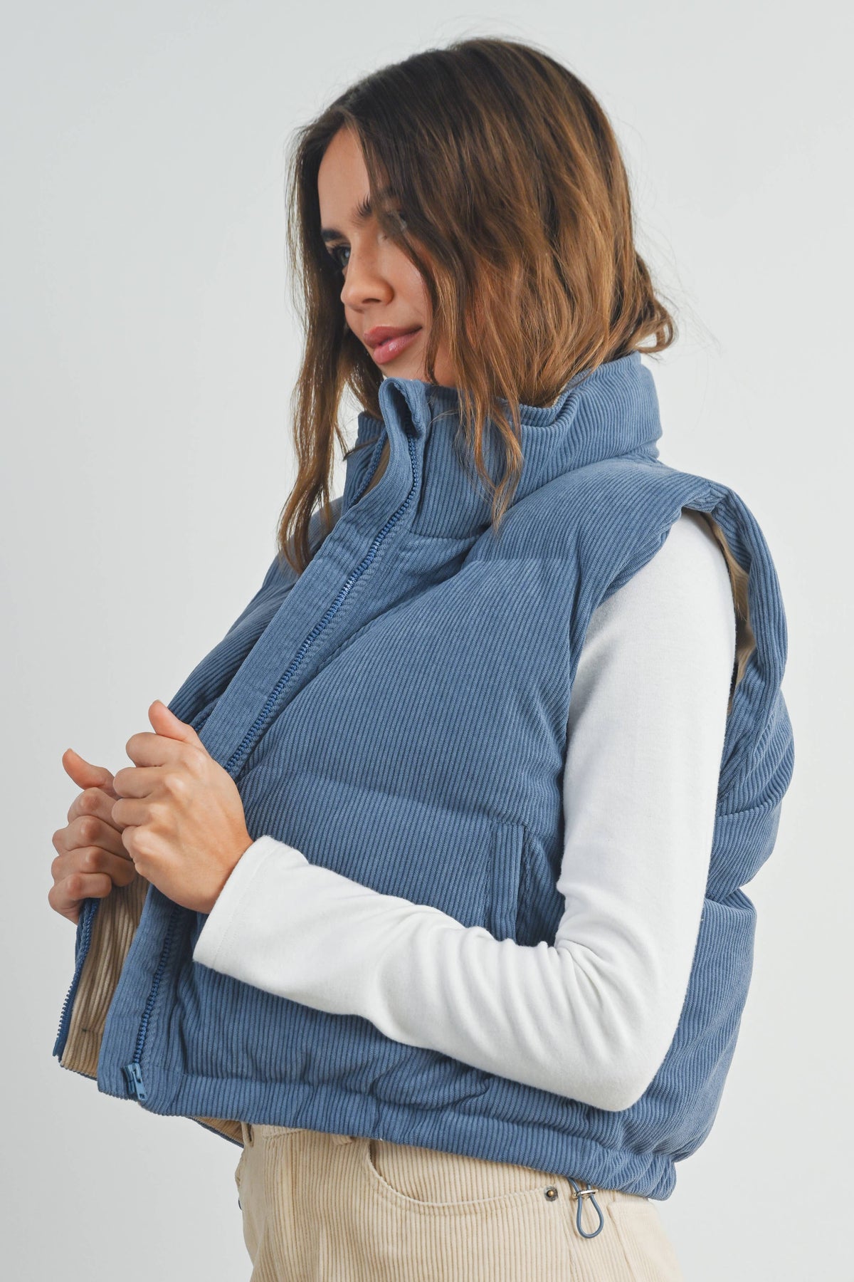 Curated Corduroy Puffer