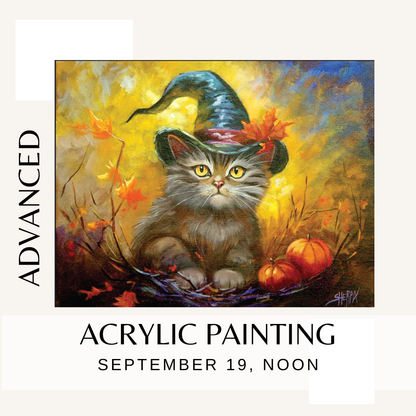 Advanced Acrylic Painting with Christy - September 19