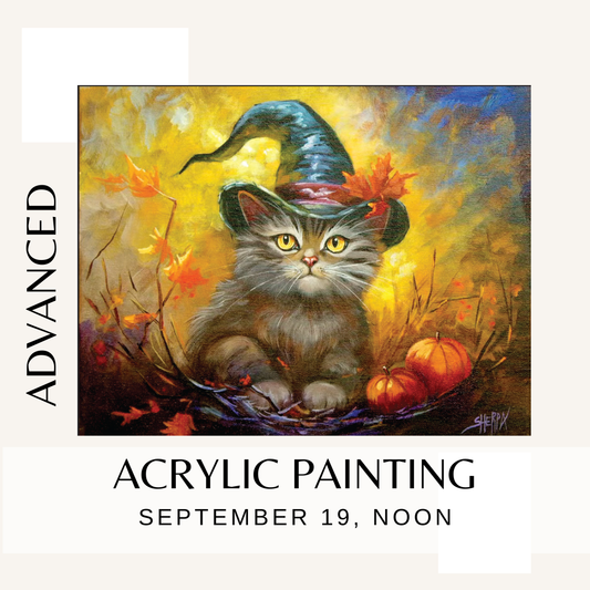 Advanced Acrylic Painting with Christy - September 19