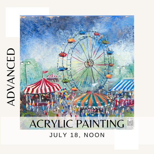 Advanced Acrylic Painting with Christy - July 18