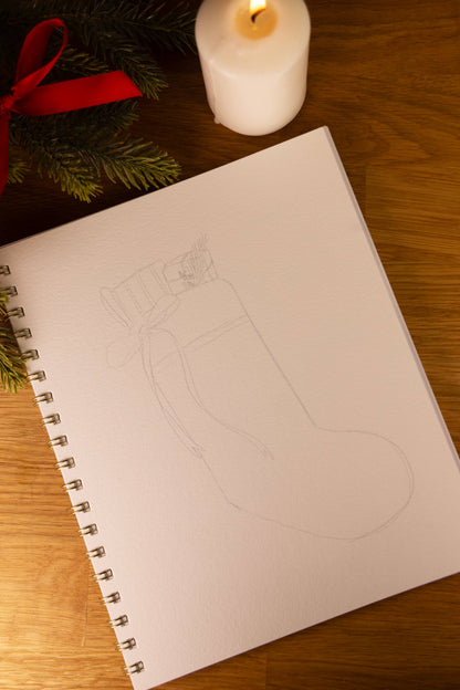 Christmas Watercolor Workbook