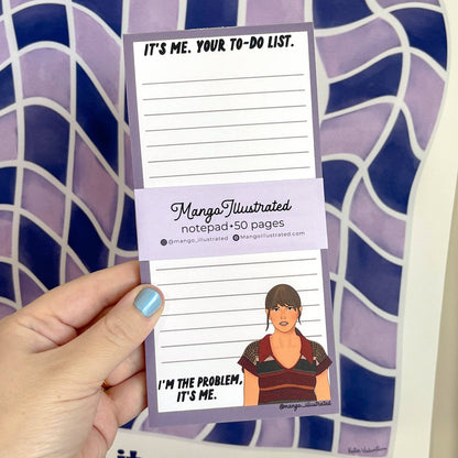 Lavender Anti-Hero notepad
