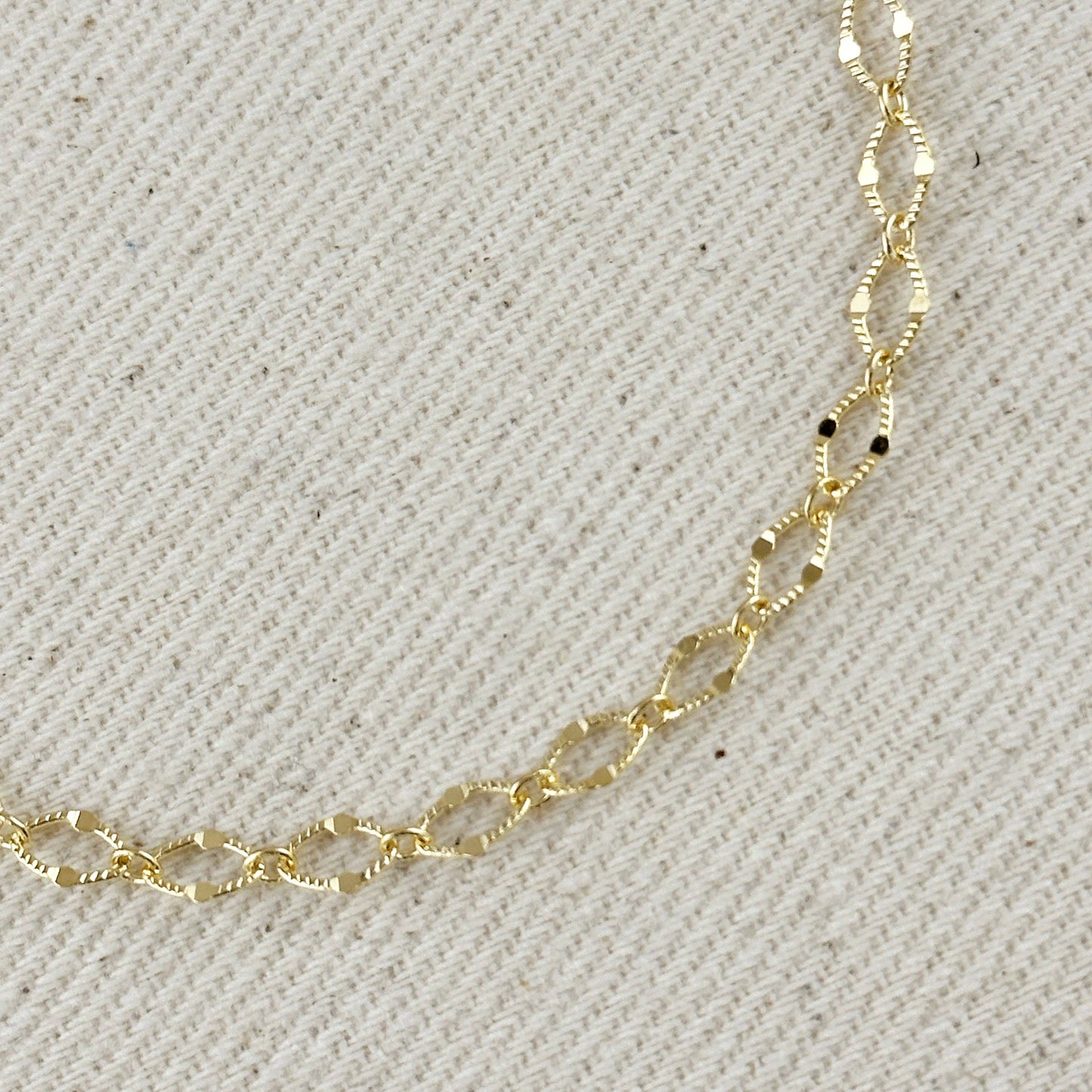 Gold Filled Diamond Cut Bracelet