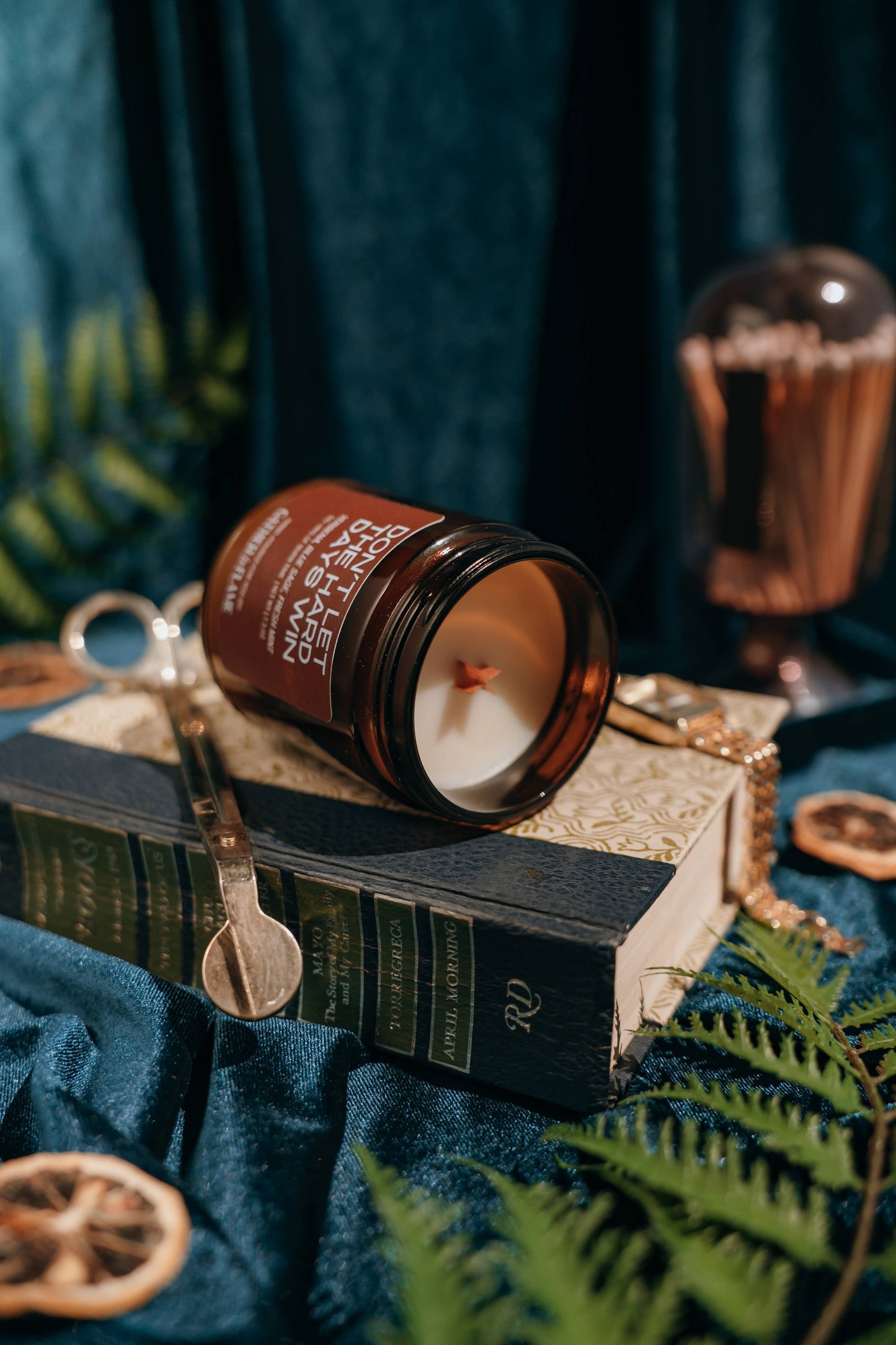 Don't Let The Hard Days Win Wood Wick Candle