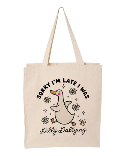 Dilly Dallying Tote Bag