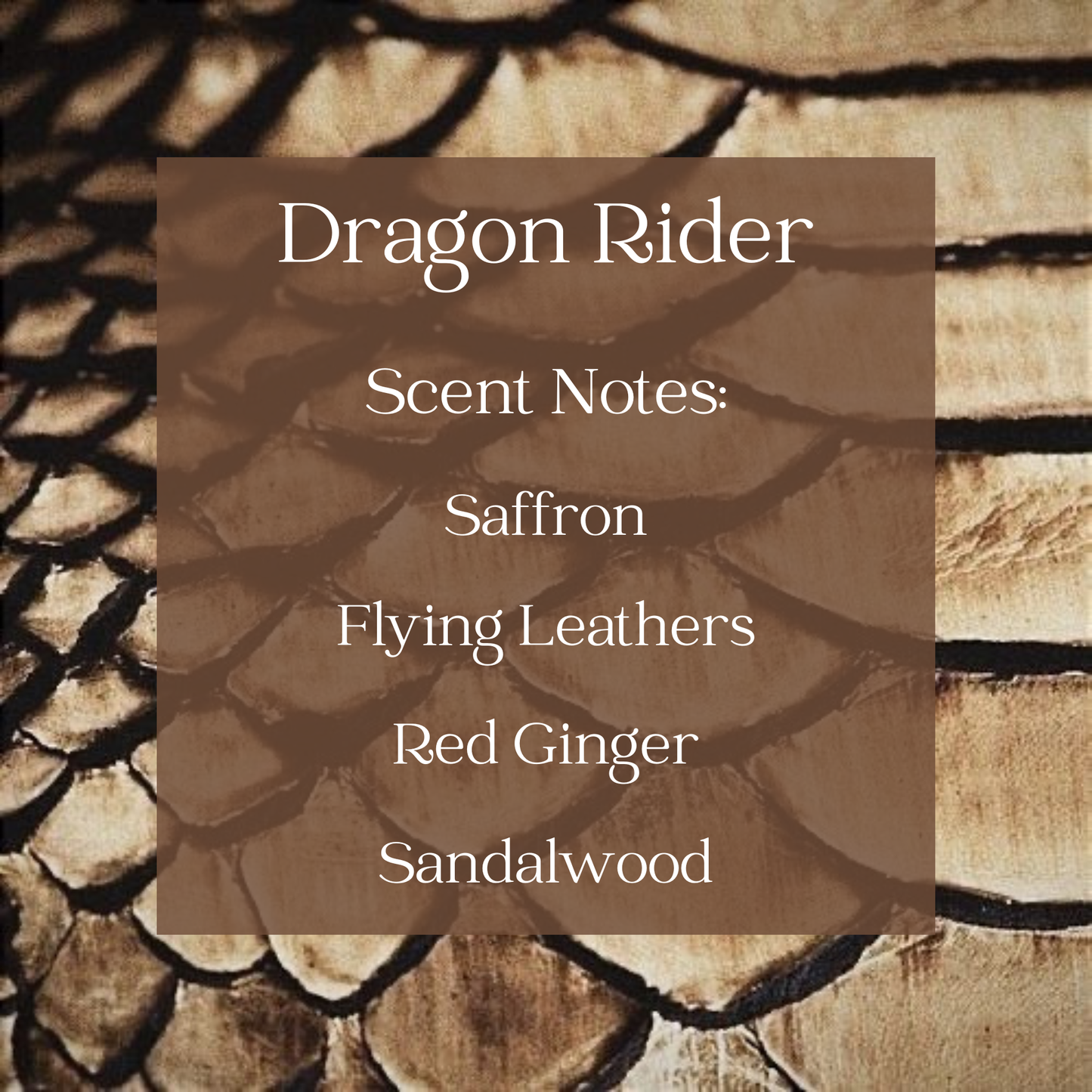 Dragon Rider Romantasy Candle – Saffron & Smoky Amber