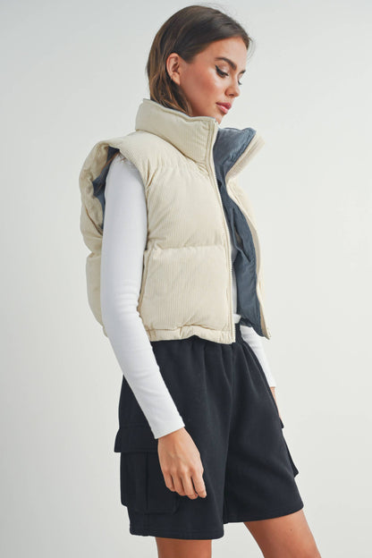 Curated Corduroy Puffer