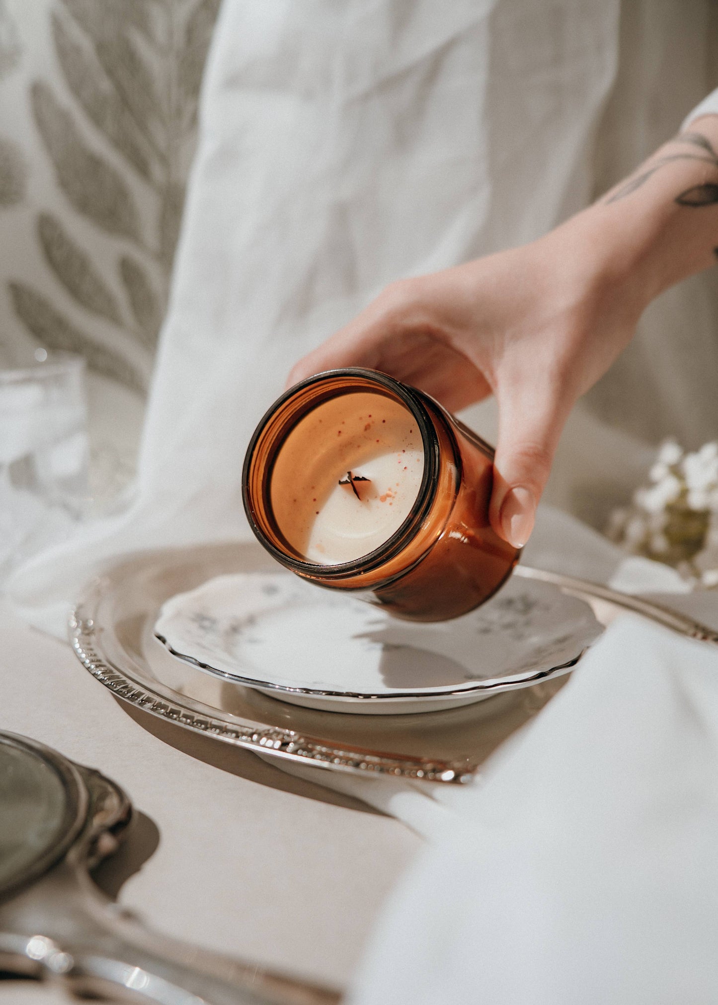 Champagne Problems Wood Wick Candle