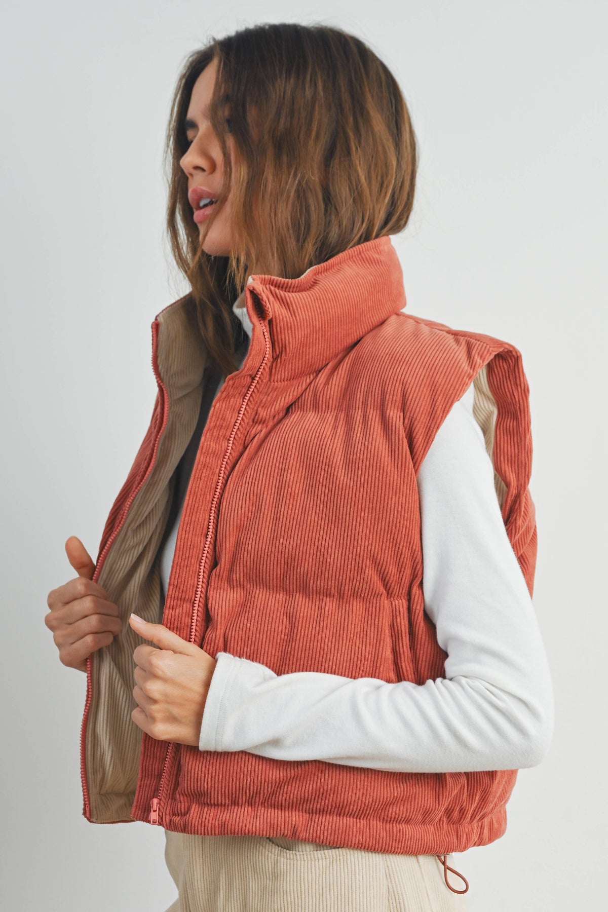 Curated Corduroy Puffer