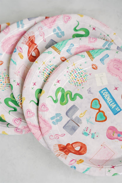 Eras Paper Plate Pack, Taylor Swift