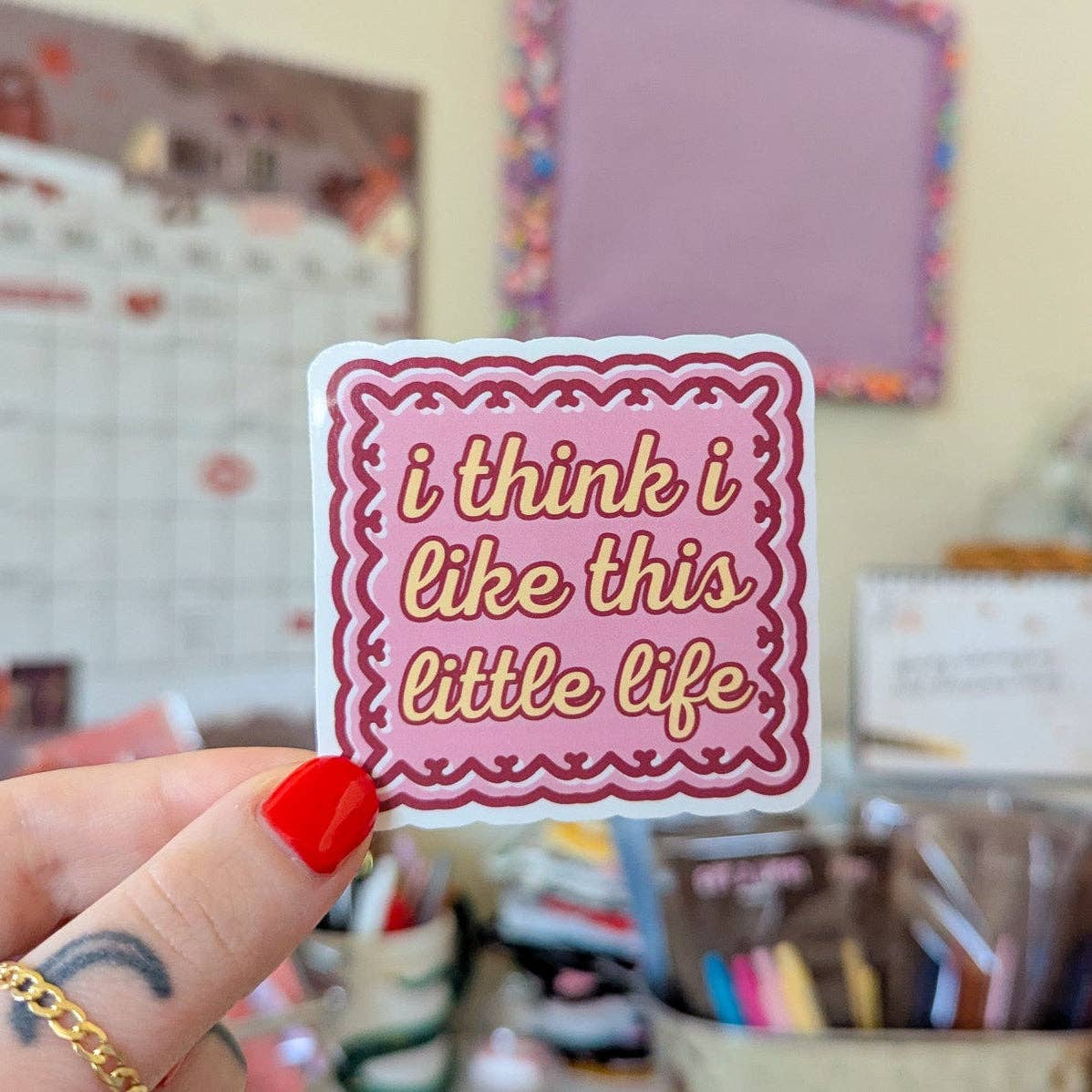 I think i like this little life sticker