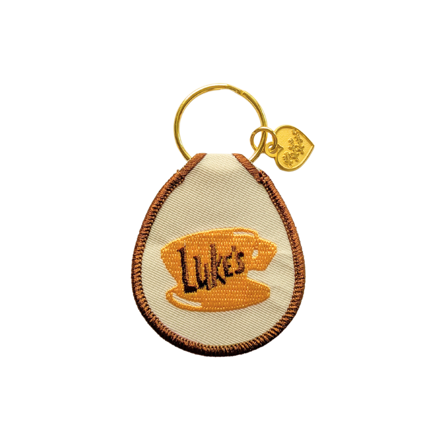 Luke's coffee keychain