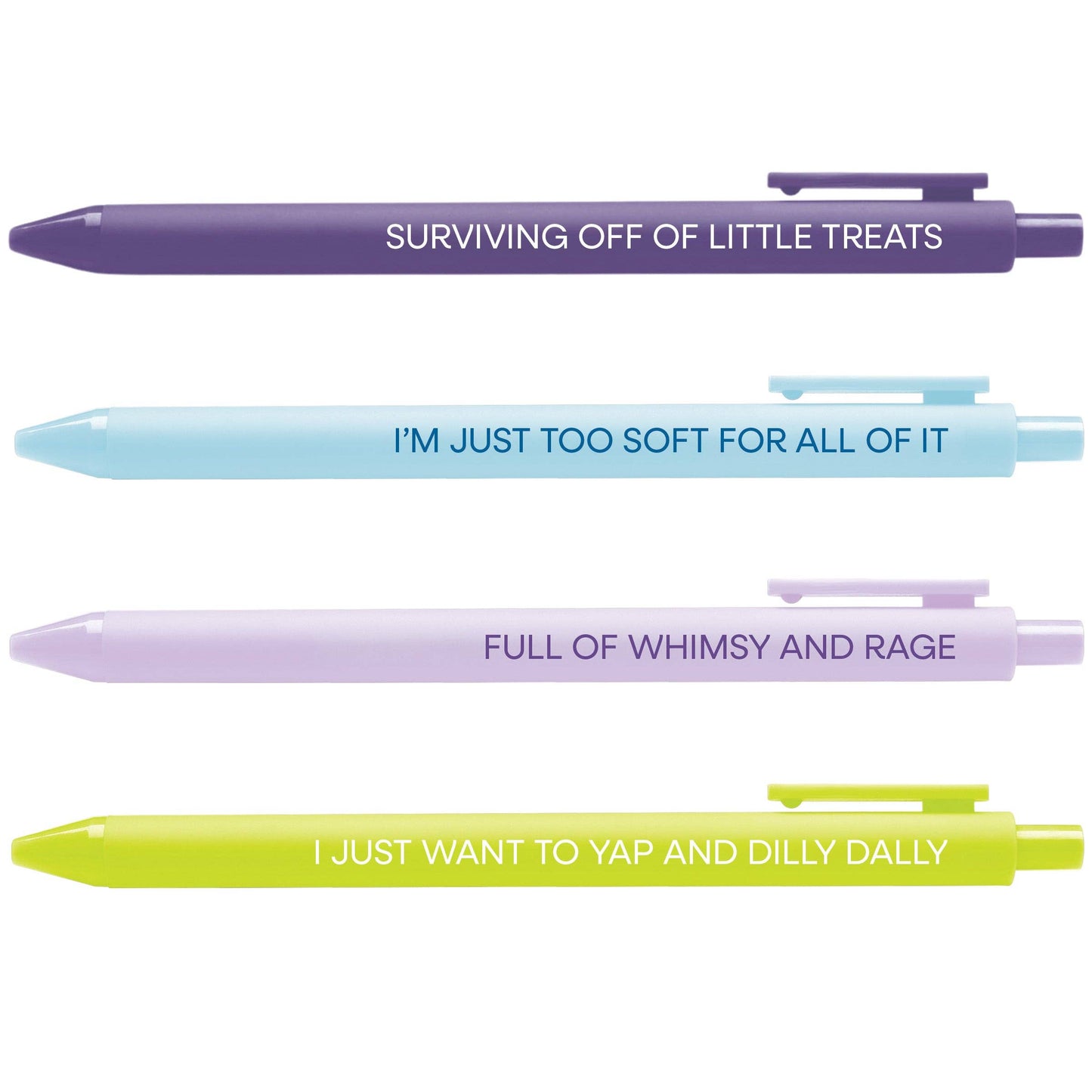 Whimsy & Rage Pen Set | Funny Gift for Her