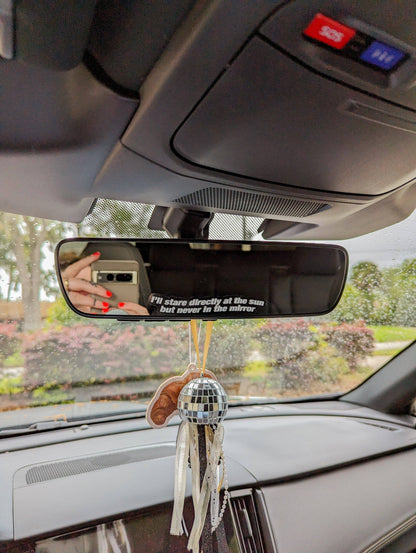 Anti-hero car mirror decal