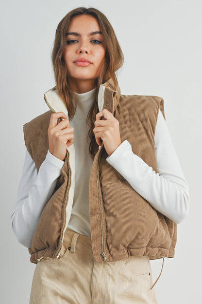 Curated Corduroy Puffer