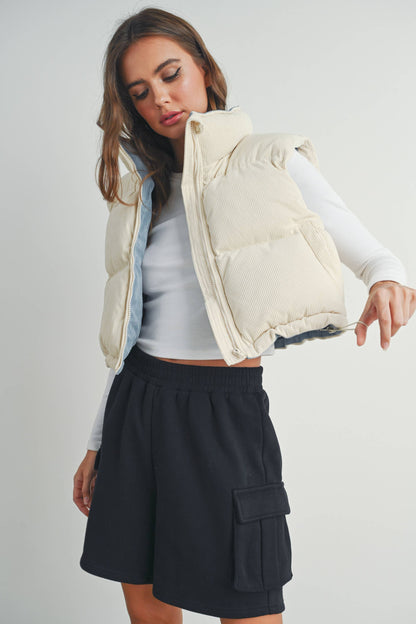 Curated Corduroy Puffer