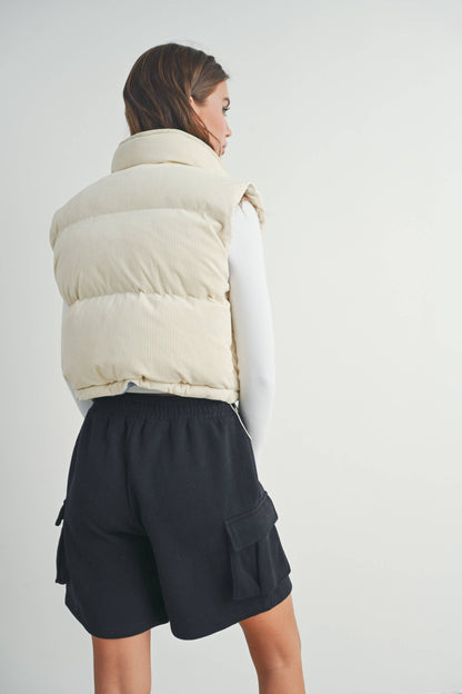 Curated Corduroy Puffer