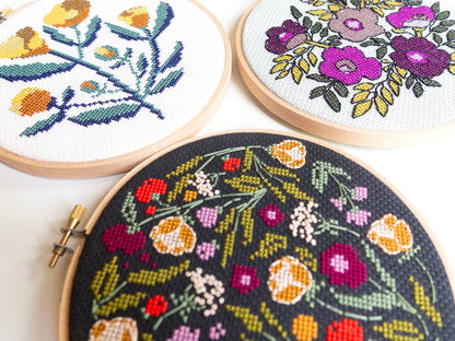 Violet Vibes Cross Stitch Kit