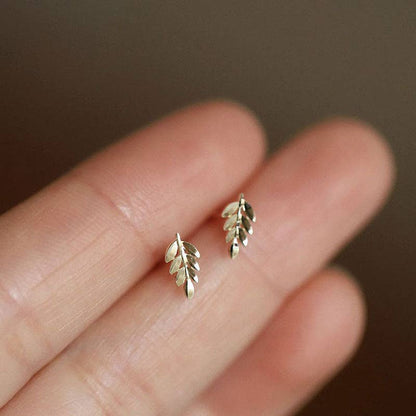 Leaf Stud Earrings